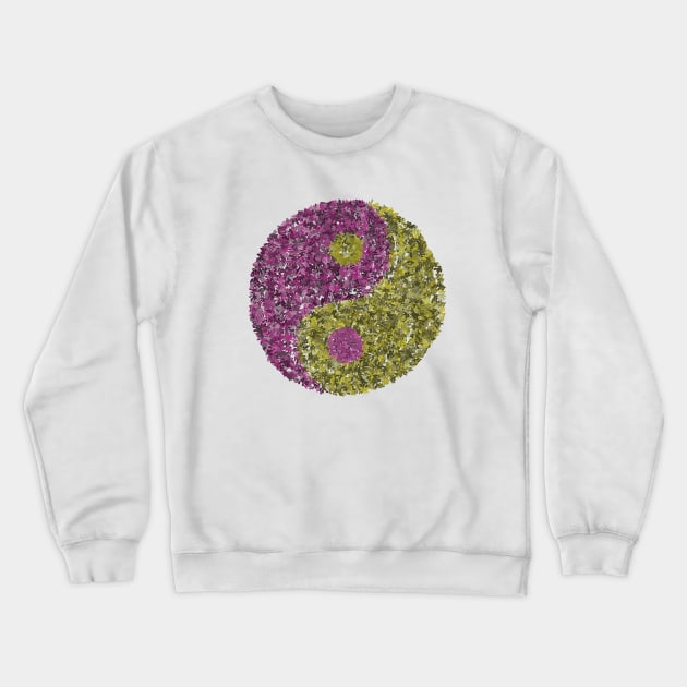 Yin Yang 4 Crewneck Sweatshirt by Abstract Scribbler